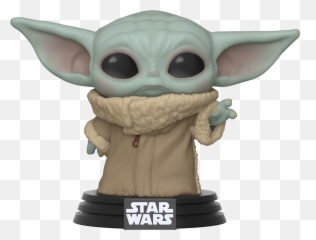 Funko Pop Merch Baby Yoda - Baby Yoda Funko Pop Png,Yoda Transparent