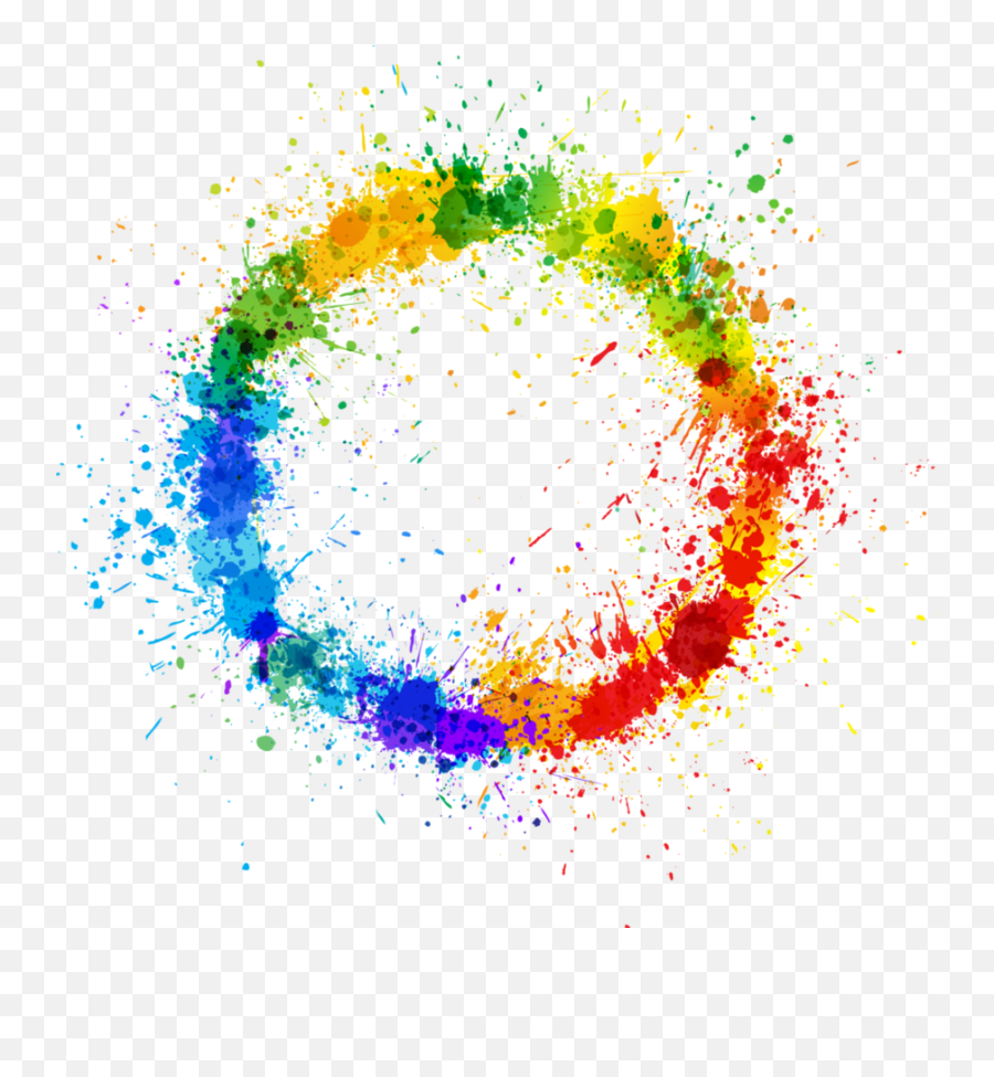Rainbow Circle Png 5 Image - Vector Color Splash Png,Rainbow Circle Png