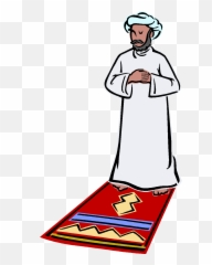Islam Clipart Transparent - Islamic Prayer Png Muslim Praying