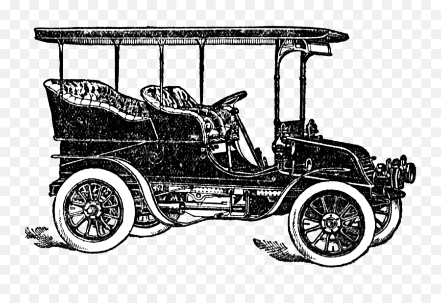 Library Of Vintage Car Picture Stock Black And White Png - Old Car Black And White Clipart,Vintage Car Png
