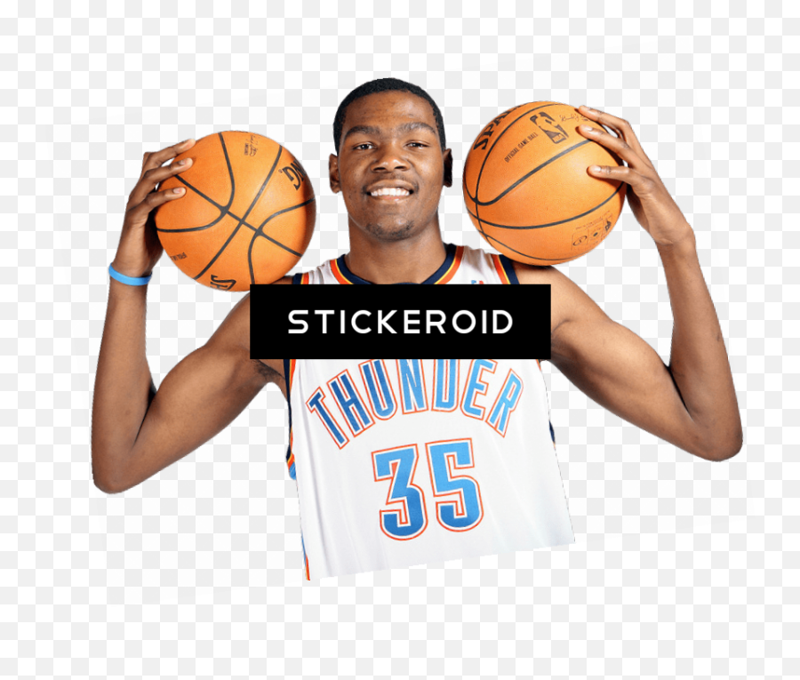 Download Kevin Durant Thunder - Basketball Moves Full Size Kevin Durant Jersey Png,Kevin Durant Png