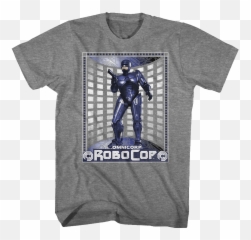 Men Mens Detroit Pd T - Shirt Robocop Ribatturkcom Negative Ghost Rider T Shirt Png,Robocop Png