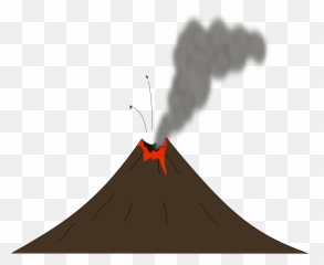 Earth Smoke Volcano - Free Vector Graphic On Pixabay Volcanic Eruption Gif Png,Lava Png