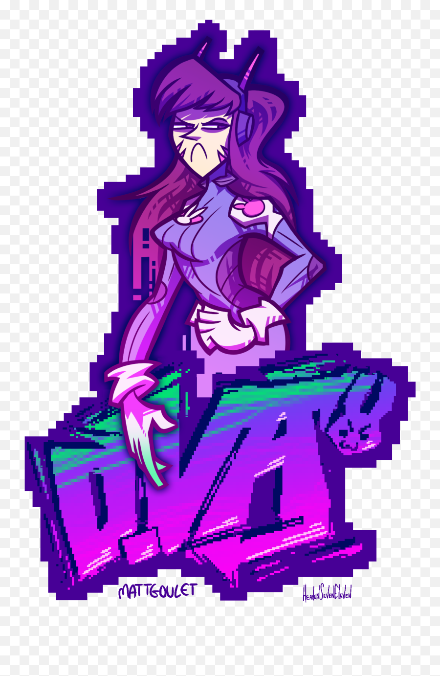 Matts - Dva U2013 Heavenseveneleven Cartoon Png,D.va Png