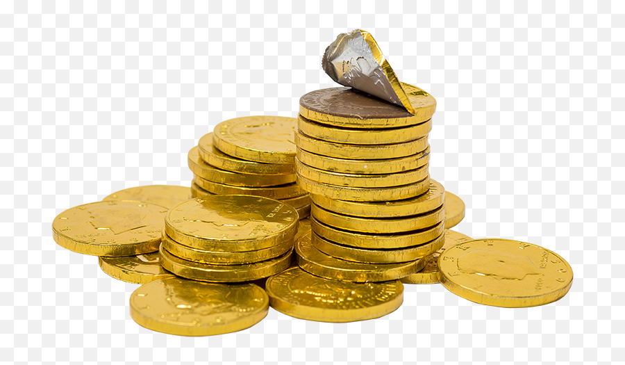 Svg Stock Milk Coins Frankford Candy - Chocolate Coins Png Gold Coin Chocolate Png,Gold Coins Png