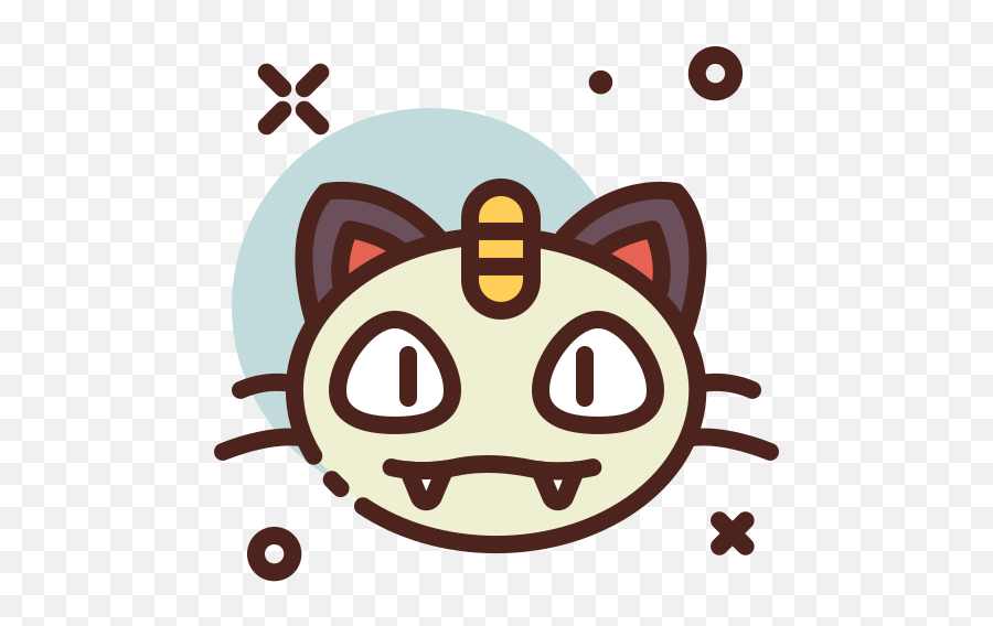 Meowth Pokemon Pokemongo Pokémon Pokemonsticker - Pokemon Icons Png,Meowth Png