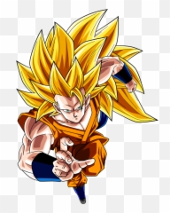 Download Free Png Super Saiyan 3 Goku Dragonball By - Ball