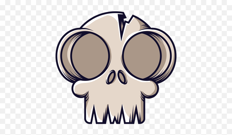 Big Eyes Skull Icon Cartoon - Transparent Png U0026 Svg Vector File Monument Soldiers Gac Ma,Skull Icon Png