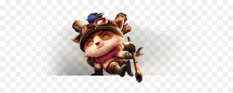 Cute Computer Game Characters Png Image - League Of Legends Teemo Render,Teemo Png