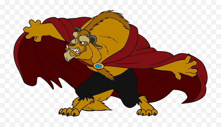Beast From Beauty And The Graphic - Cartoon Png,Beauty And The Beast Transparent
