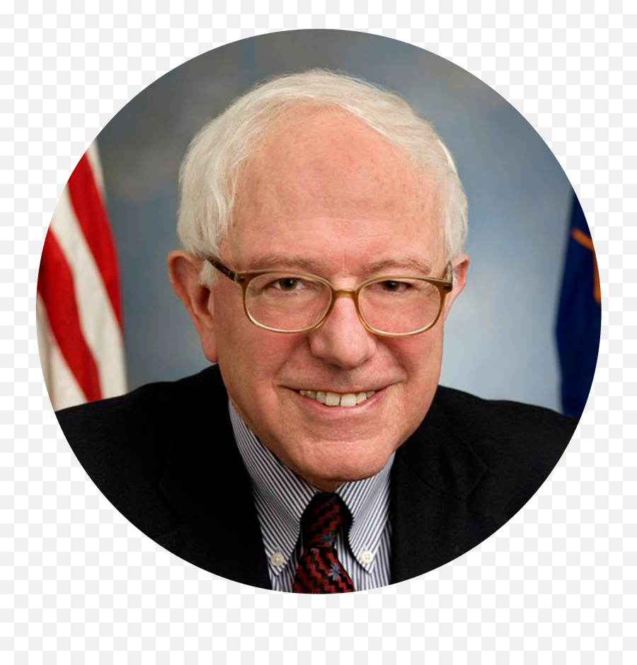 Sanders Circle - Bernie Sanders With Hair Png,Bernie Png