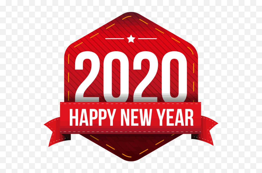 Download New Year 2020 Logo Font - Stop Sign Png,Happy New Year Logos