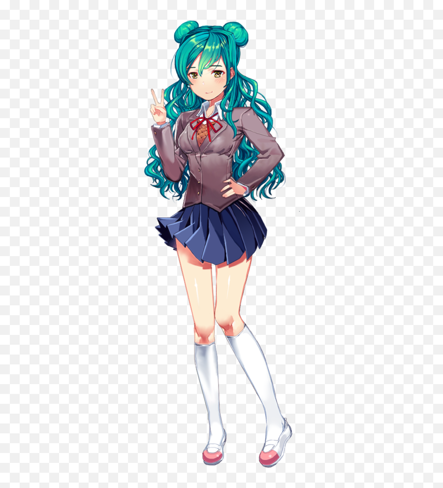 Chieko Doki Hd Png Download - Illustration,Sayori Hanging Png