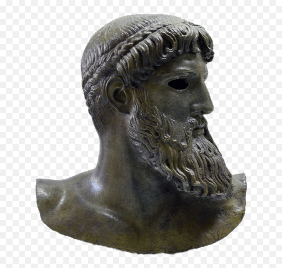 Head Of Poseidon Transparent Png - Bust Of Poseidon Or Zeus,Poseidon Png