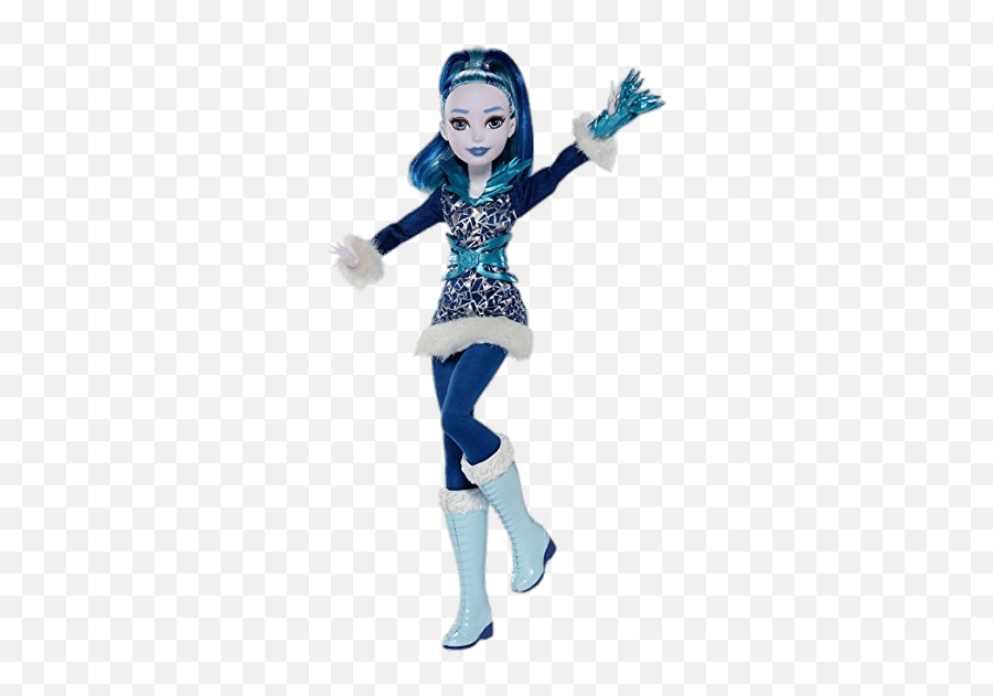 Dc Super Hero Girls Frost Action Figure Transparent Png - Frost Dc Superhero Girl,Frost Png