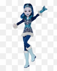Dc Super Hero Girls Frost Action Figure Transparent Png - Frost Dc Superhero Girl,Frost Png