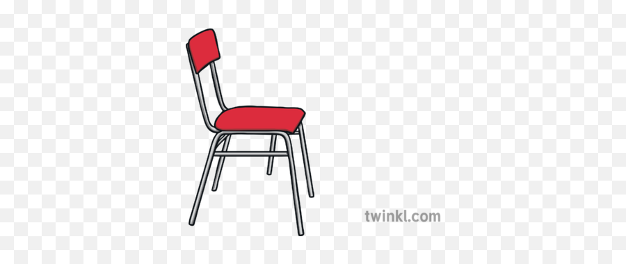 School Chair Turned Sideways Furniture - Math Icon Black White Png,School Chair Png