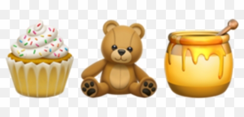 Cake Emoji Iphone - Iphone Teddy Bear Emoji Png,Cake Emoji Png
