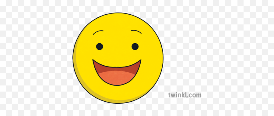 Happy Emoji Emoticon Smiley Face Ks2 Illustration - Twinkl Dangers Of Electricity Png,Happy Emoji Transparent