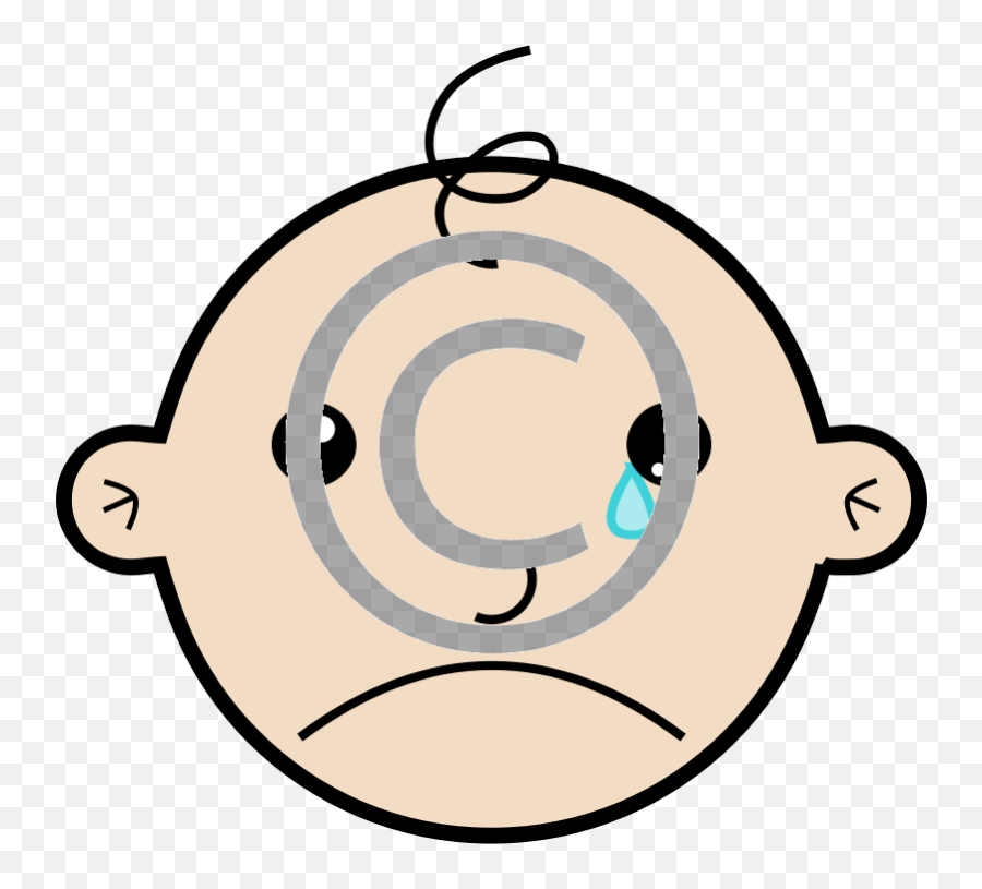Baby Crying - Sad Child Face Cartoon Png,Crying Png