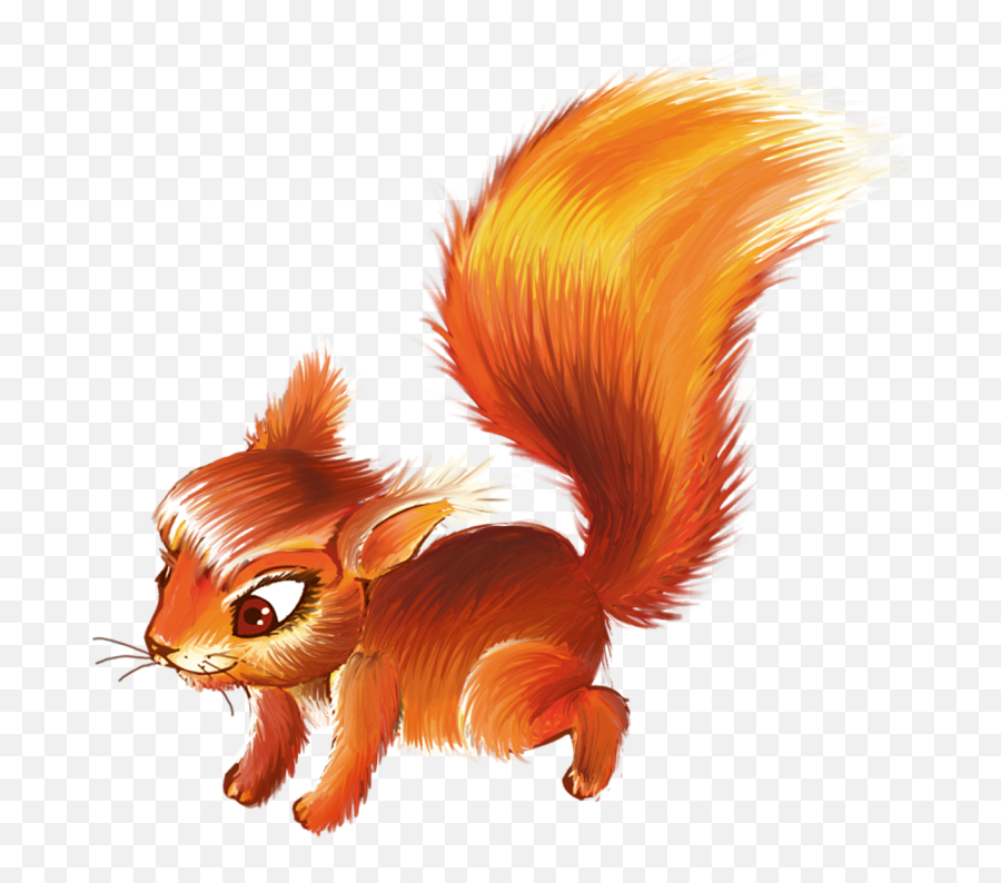 Squirrel Clipart - Beautiful Squirrel Cartoon Png,Squirrel Clipart Png