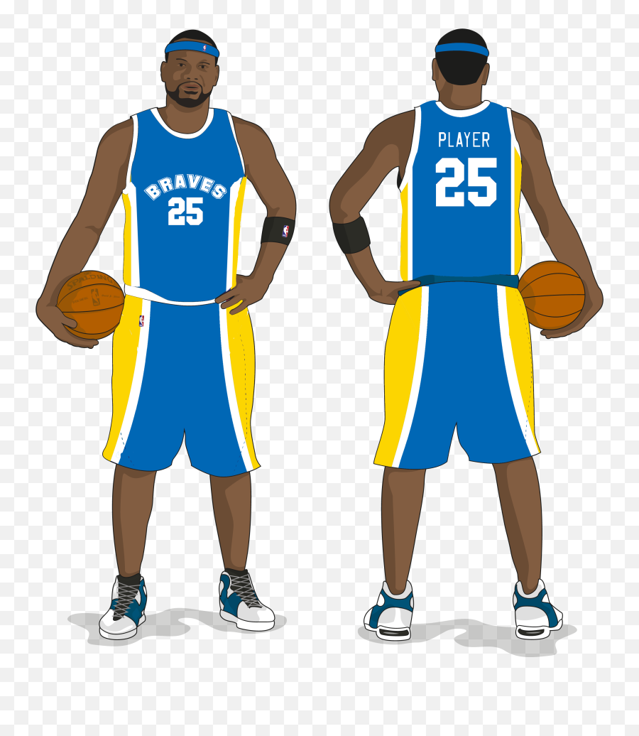 Basketball Player Jersey Template Clipart - Full Size Basketball Player T Shirt Png,Nba Player Png