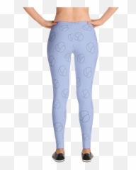 Stitch People Logo Leggings - Blue Mexican png