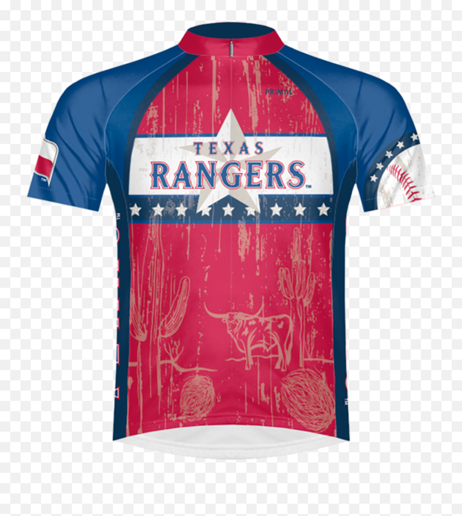 Texas Rangers Menu0027s Sport Cut Cycling Jersey - Texas Rangers Png,Texas Ranger Logo