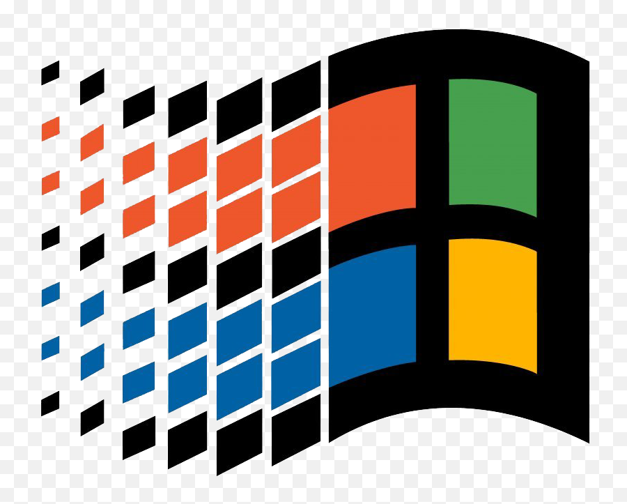 Windows Microsoft Logo No Background Png Play - Windows 95 Logo Png,Microsoft Logo Png