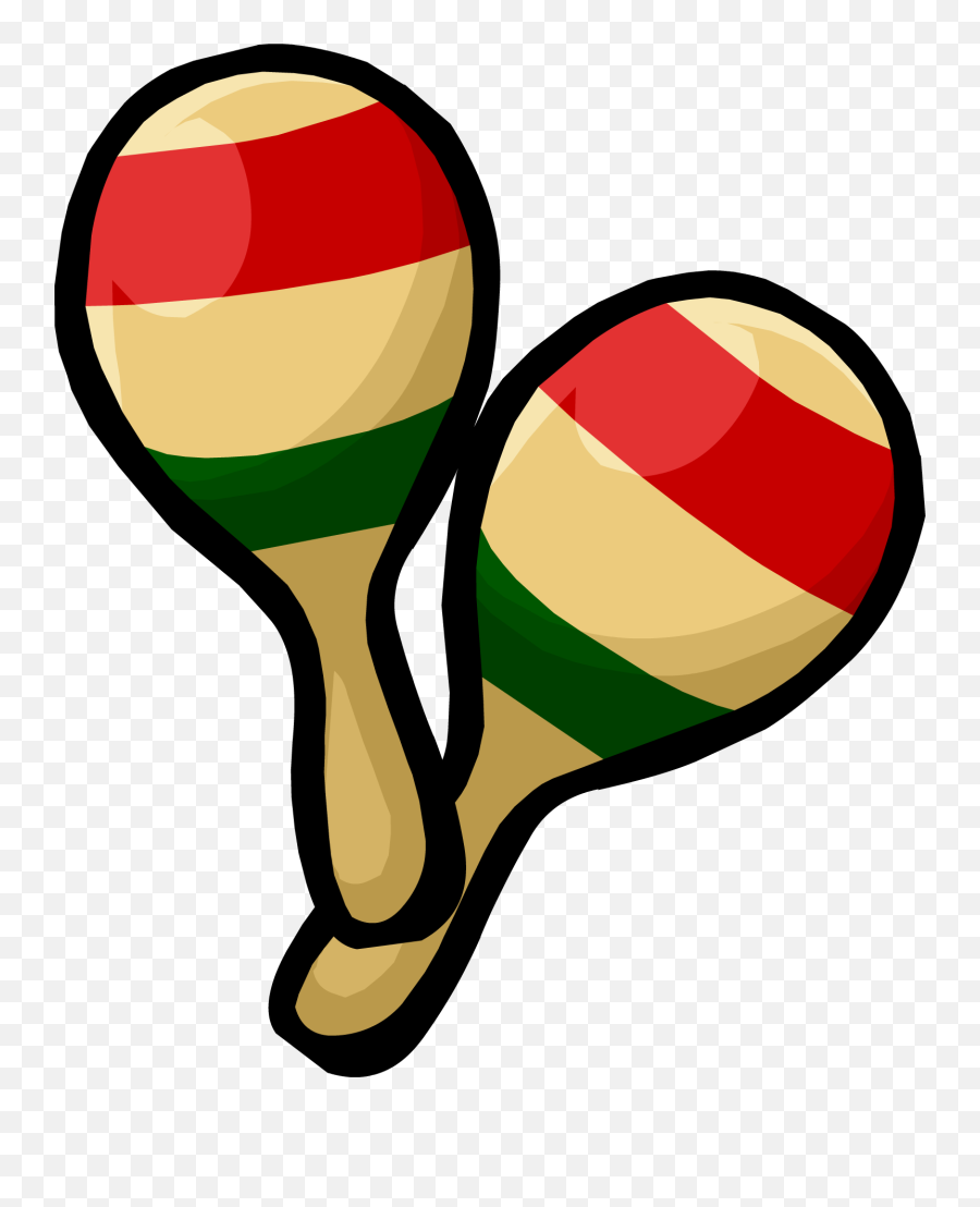 Maracas Clipart Png - Maracas Png,Sombrero Transparent