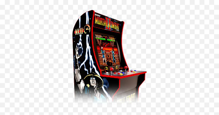 Arcade1up Announce Mortal Kombat Machine U2013 Kamidogu - Mortal Kombat Ii Arcade1up Png,Mortal Kombat 3 Logo