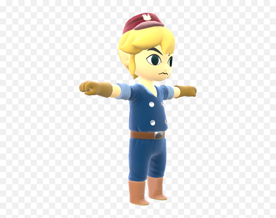 Toon Links Face Textures In Ultimate - Toon Link Spirit Tracks Png,Toon Link Png