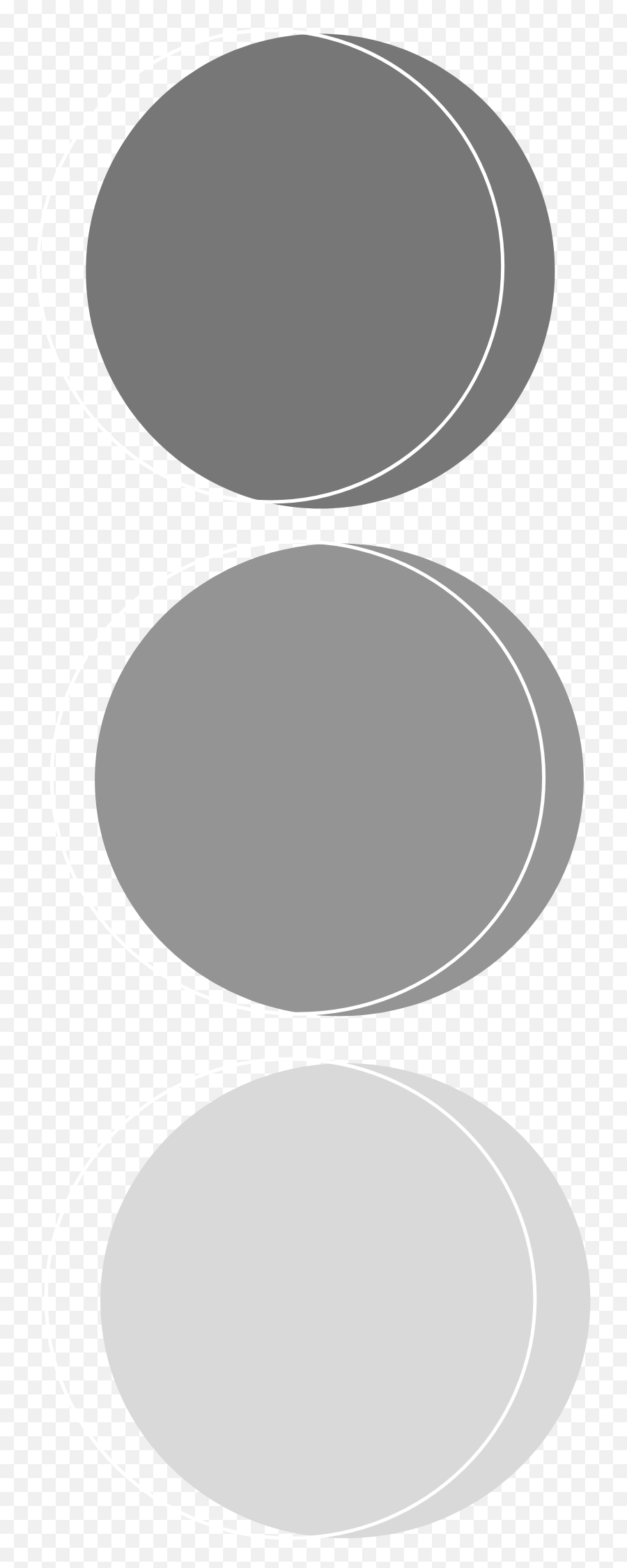 Aesthetic Circles Grey Gray Overlay - Dot Png,Gray Circle Png