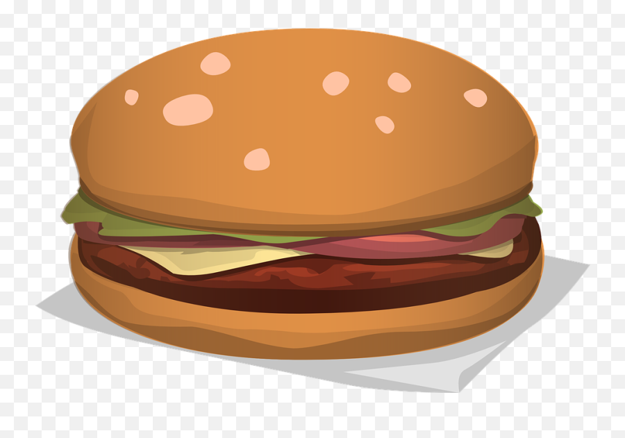 Hamburger Cheeseburger Burger - Episode Food Overlays Png,Hamburgers Png