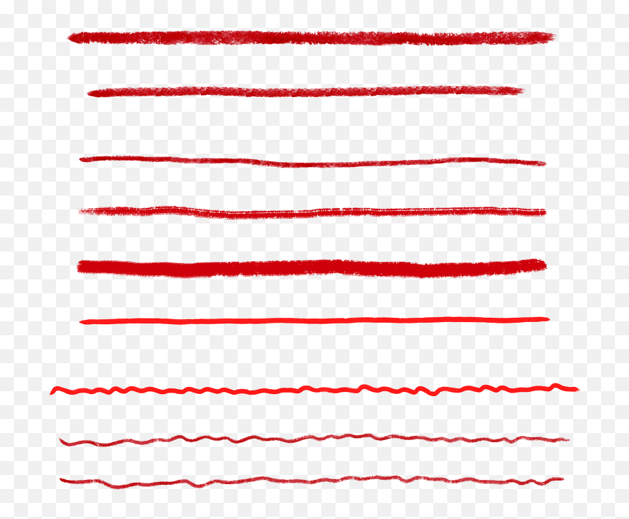 Red Underlines - Horizontal Png,Red Underline Png