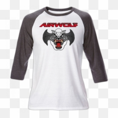 Mens Airwolf Raglan Style T Shirt - png