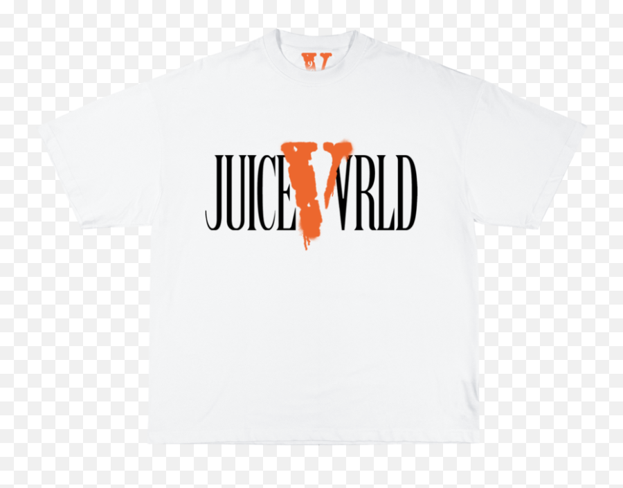 Juice Wrld X Vlone Tee In White - Unisex Png,Vlone Logo