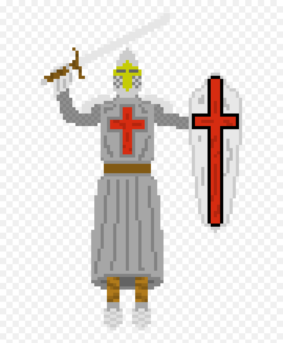 Crusader Pixel Art Maker - Fictional Character Png,Crusader Png