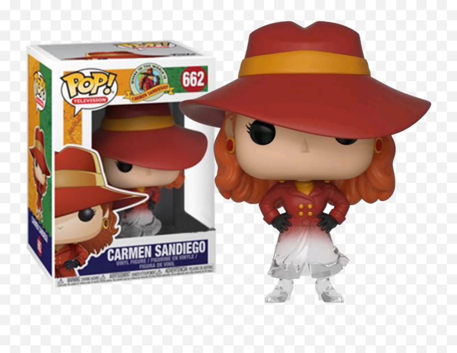 Funko Carmen Sandiego - Pop Carmen Sandiego Png,Carmen Sandiego Logo