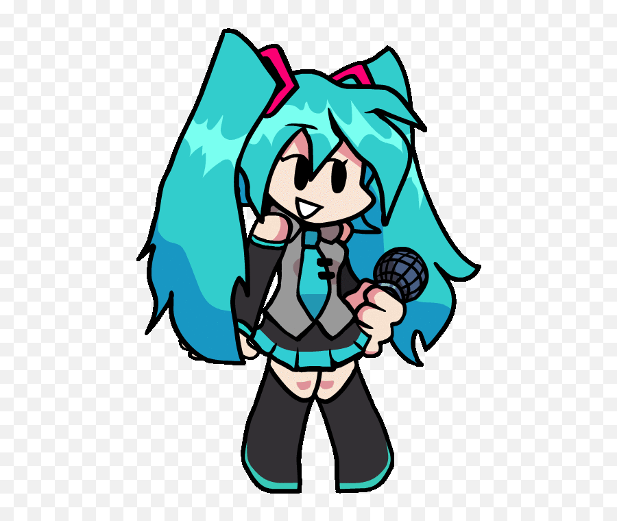 Miku Mikuk Gif - Fictional Character Png,Miku Icon