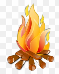 Campfire Png Svg Clip Art For Web - Download Art Fire Wood Png Cartoon