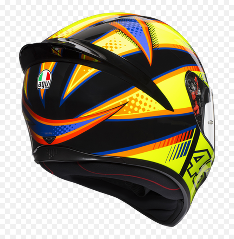 Full Face Helmets U2013 Miami Motos - Agv K 1 Rossi Soleluna 2015 Png,Icon Airmada Helment