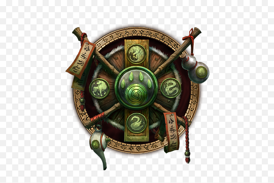 Wow Race Class Combinations - World Of Warcraft Warcraft Wow Monk Logo Png,Tauren Icon