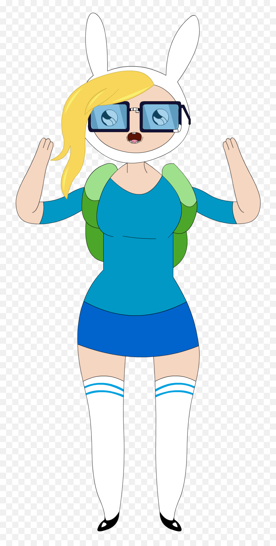 Adventure Time Fionna Transparent Png - Fictional Character,Nerd Glasses Icon
