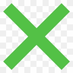 Download Hd Cross Green Icon - Maths Multiply Symbol png