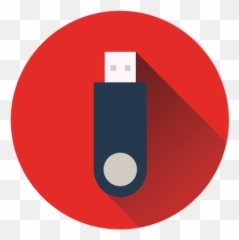 Pendrive Circle Icon - Icono De Pen Drive Png,Powerpoint 2010 Icon