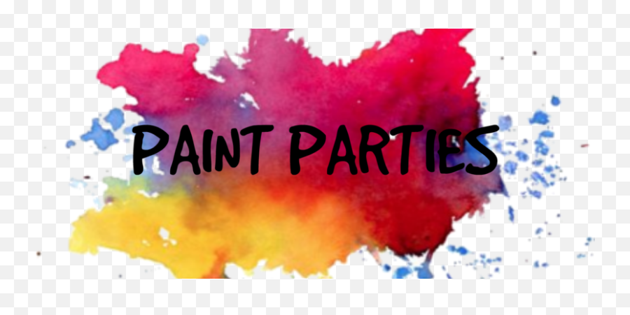 Party Png Images - Paint Parties Colorful Paint Splatter Transparent Splash Paint Png,Red Splatter Png