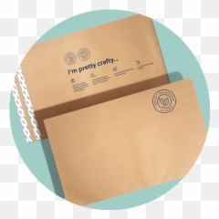 Customised Tissue Paper Printing - Kraft Mailers Noissue png