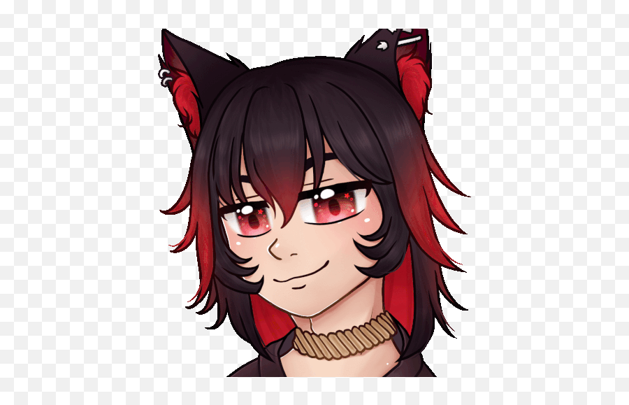 Kazuya Amano Red Wolf Sticker - Kazuya Amano Red Wolf Red Png,Tumblr Boy Icon