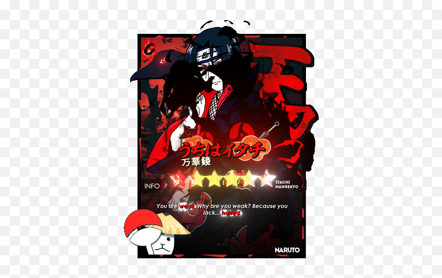 Table Testing Anime Cards And Link Sources - Fictional Character Png,Itachi Uchiha Icon